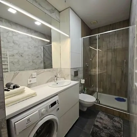 Apartment Stylish Design With Bedroom In The Center Of Odesa